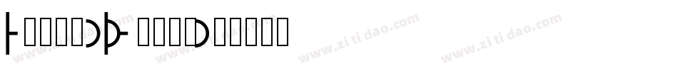 Morse Kode2字体转换